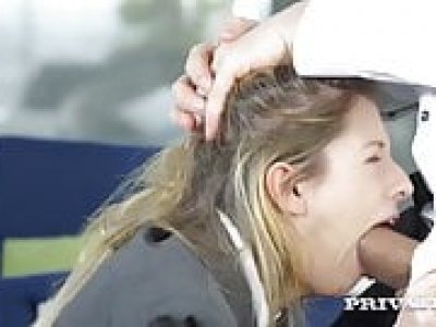 Private.com - La jeune et chaude Rebecca Volpetti baisée analement par son patron