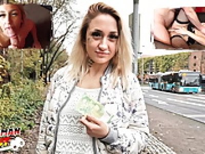 GERMAN SCOUT - GINA ADOLESCENTE TRANSFORMÉE EN PROSTITUÉE LORS D'UN CASTING DE RUE