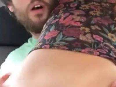 girlfriend rides dick in the car