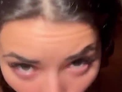 Pretty white teen blowjob and Cumshot post 461 full video link in bio
