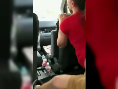 fucking coworker in backseat