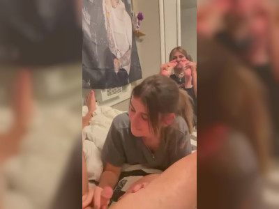 best friend gives bf a handjob