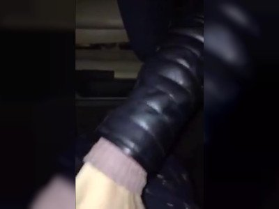 Sucking coworkers BBC in car