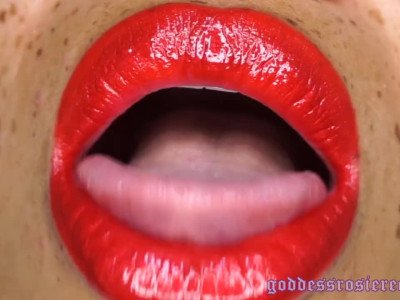 Rouge Lipstick Fetish JOI Encouragement Lip Fetish Rosie Reed