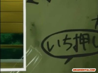 Japanese coed anime gets fingering her ass