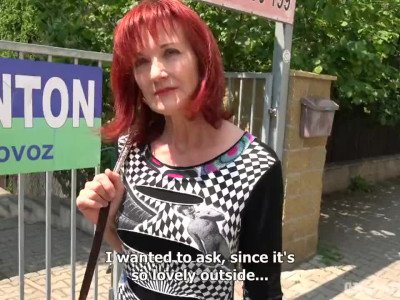 Czech Streets – Mrs Irena Loves Money & Cocks