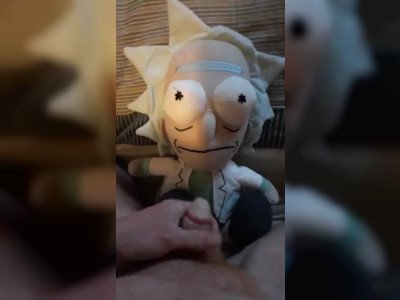 Masturbation over my Adult Swim Rick and Morty Stuff 