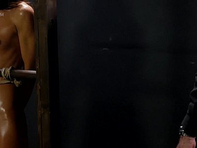 Making the shy lingerie model suck cock - part 2